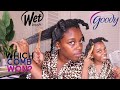 Detangling my 4c hair w/ Wet Brush txture pro comb vs Goody comb