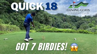 golfı̣n • Gunung Geulis (East Course). 'Quick 18'.