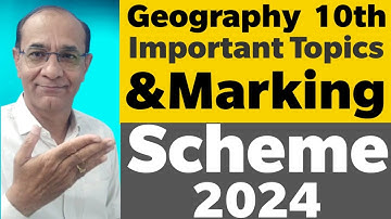 ICSE Geography 10th 2024||Important Topics||Marking Scheme||Question Pattern @TejYourGuidingGuru