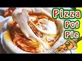 チーズとろうま！ピザポットパイ作ってみた！DIY Pizza Pot Pie【kattyanneru】