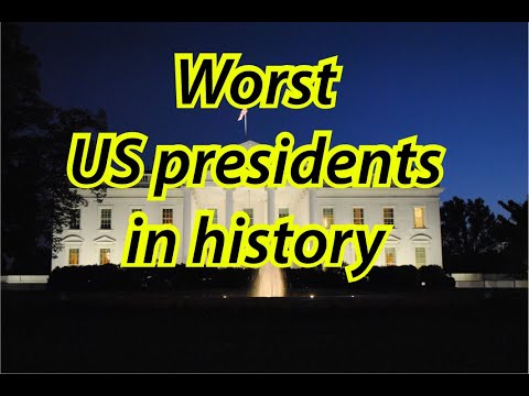 Failed presidencies: The worst US presidents in history - YouTube
