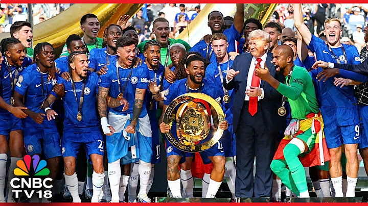 WATCH: President Trump Celebrates With Chelsea | FIFA Club World Cup Trophy | PSG Vs Chelsea | N18G