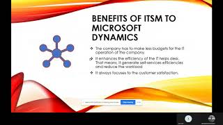ITECH 7400 ITSM Presentation On Microsoft Dynamics