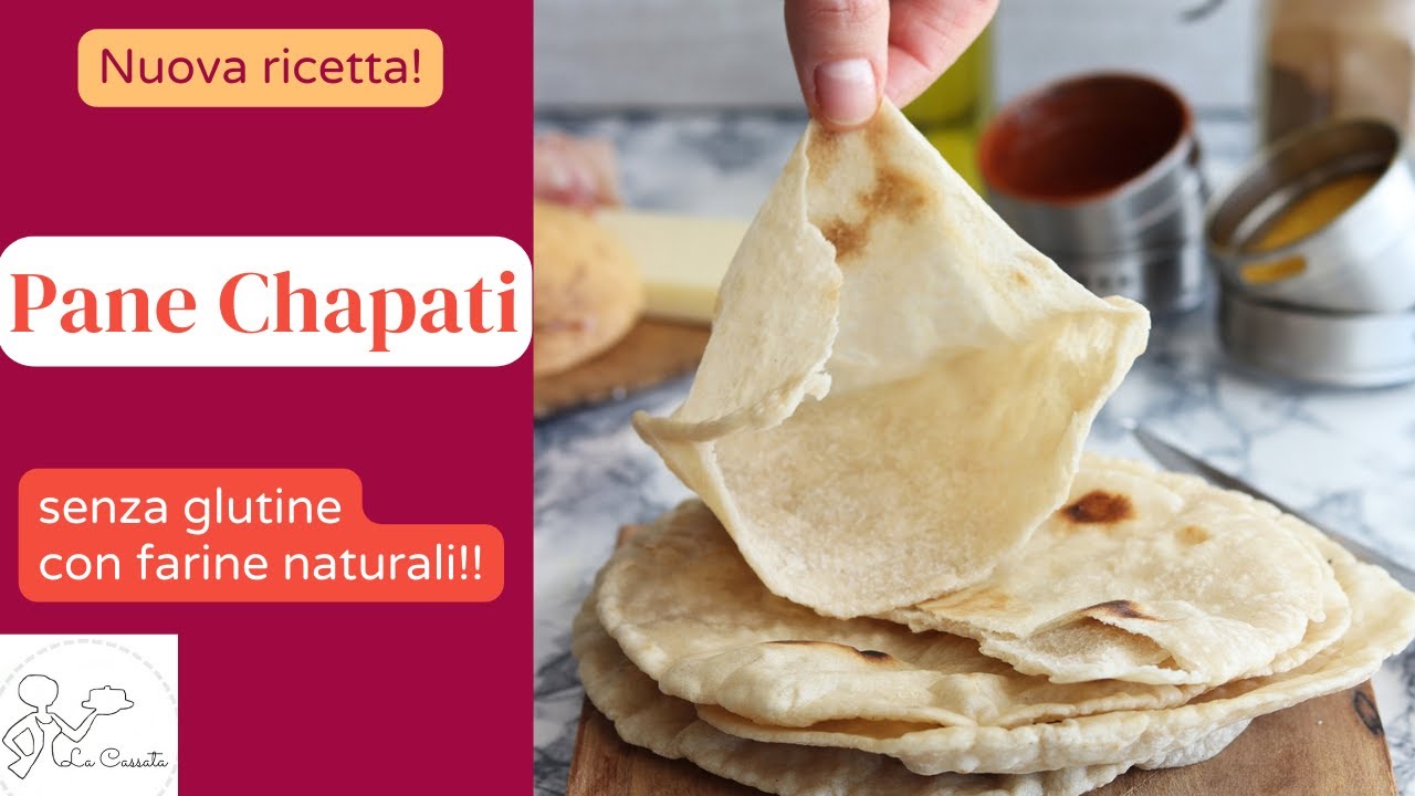 Pane chapati senza glutine e senza mix