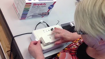 How to use the Simplicity Bias Tape Maker Machine