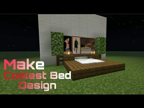 Minecraft : How to make Coolest bed Designs - YouTube