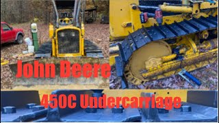 Dozer undercarriage replacement 450C John Deere