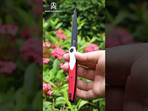 A POP OF RED for Your Gentleman's EDC! Bestechman LANZA.     