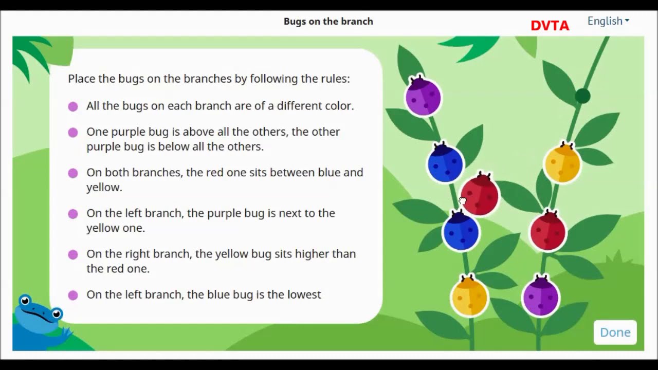 BRICSMATH MAIN ROUND 2020 CLASS 3 || BRICSMATH BUGS ON THE BRANCH SOLUTION