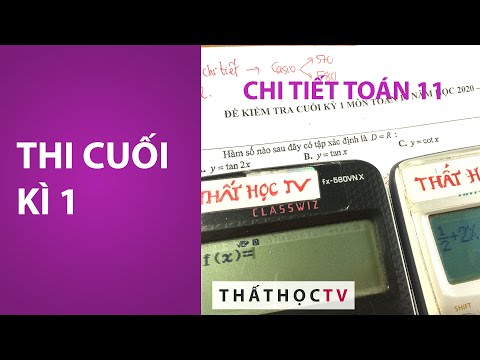 Giải Đề Ôn Thi Cuối Kì 1 Môn Toán 11 Chi Tiết Phần 1