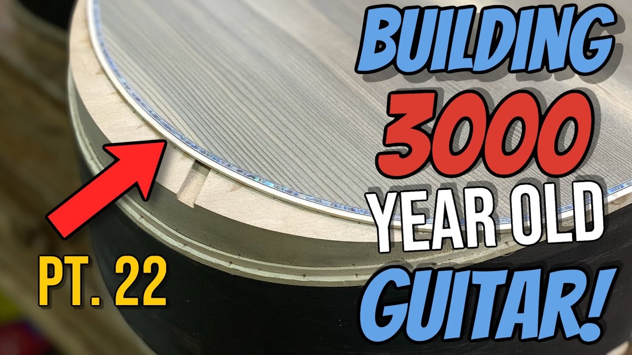 How To Build an Acoustic Guitar Episode 22 (Purfling and Abalone Around