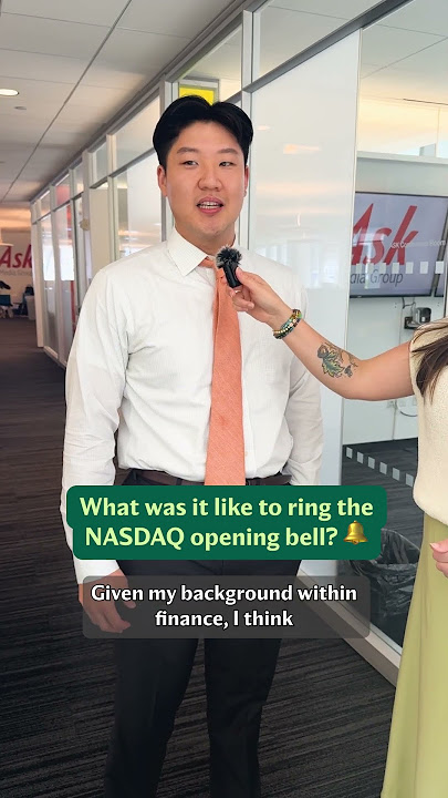 What was it like to ring the NASDAQ opening bell?