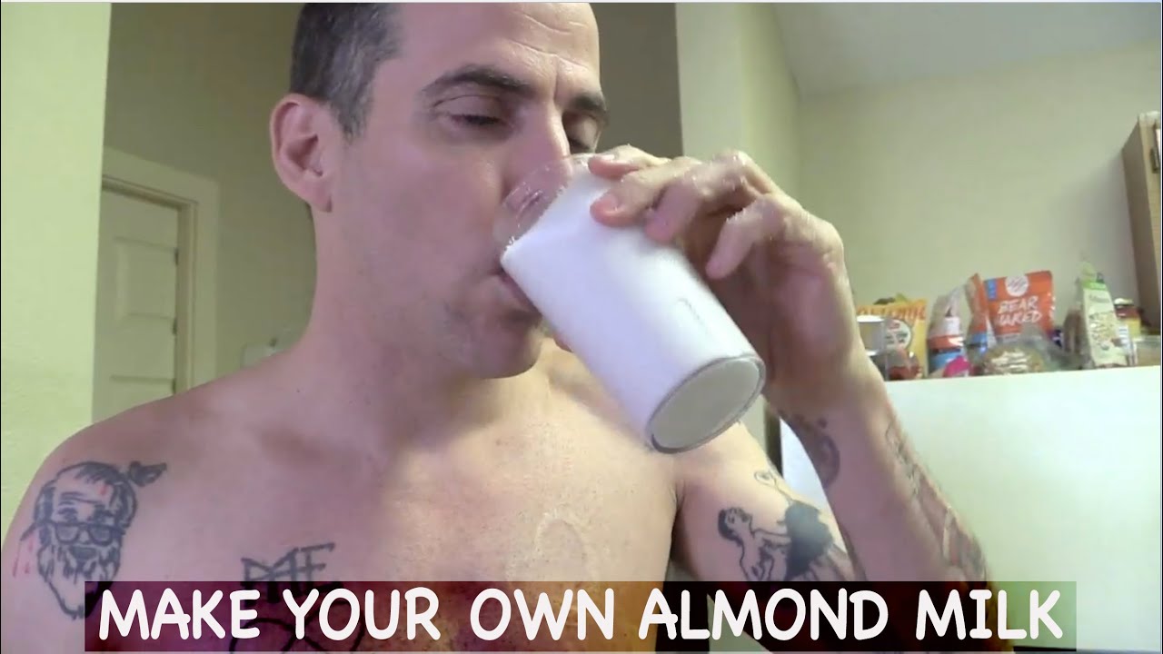 Steve-O makes Almond Milk