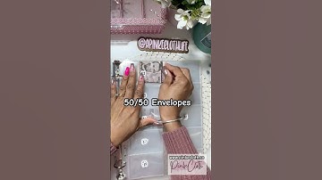 50/50 Envelopes Savings #savemoney #shorts