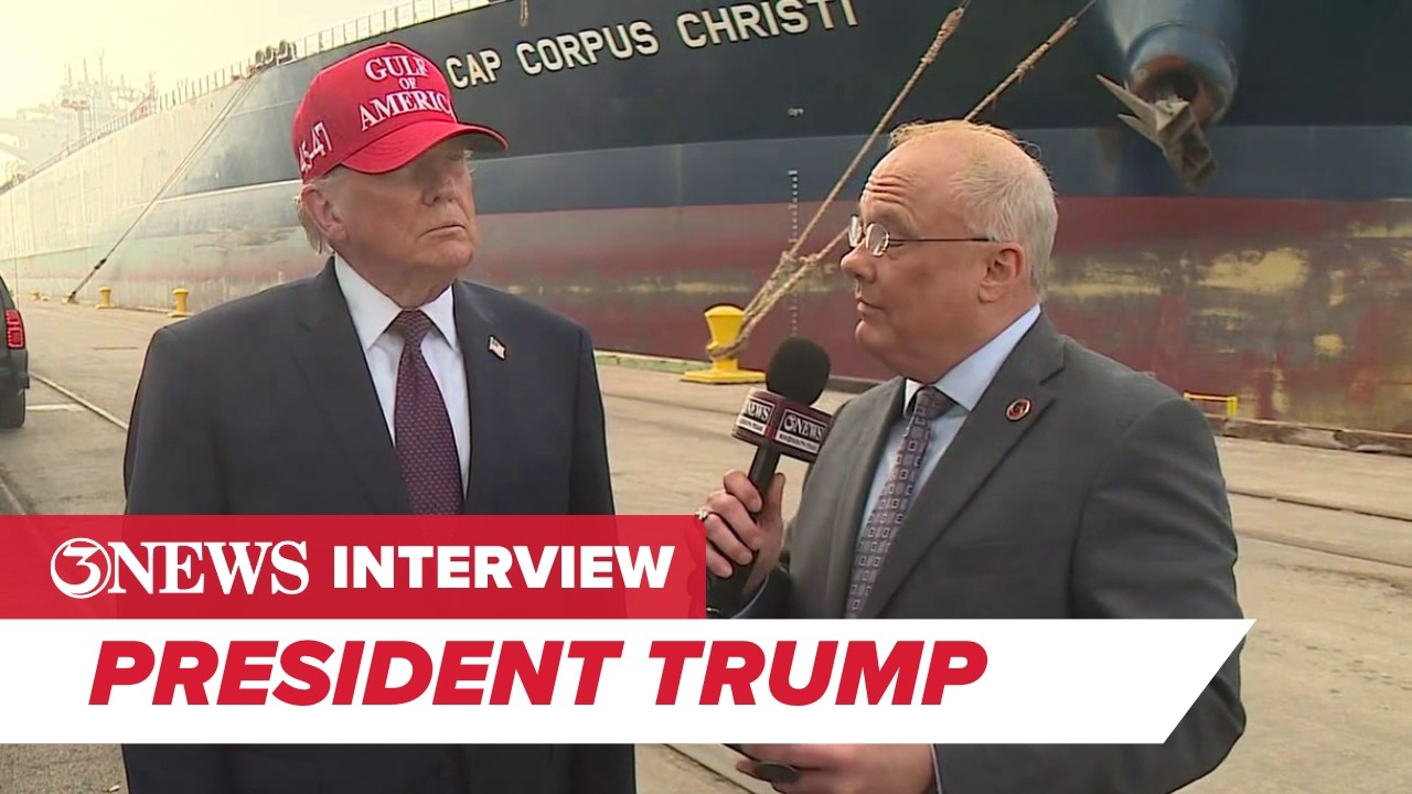 3NEWS Exclusive: President Trump talks Corpus Christi water, CCAD, Venezuelan oil