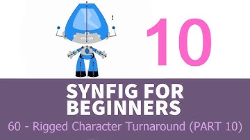 Synfig for beginners: 60 - Creating a Rigged character Turnaround (PART 10)