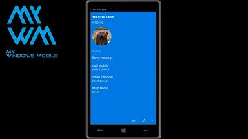 Hub People - Windows 10 Mobile