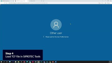 How to load configuration file TCF with SIPROTEC Tools as app in SIPROTEC DigitalTwin