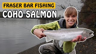 Bar Fishing for Fraser River Coho Salmon | Fishing with Rod