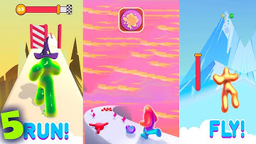 Blob Runner 3D Gameplay -  All Levels Walkthrough Part 5 (Android, iOS)