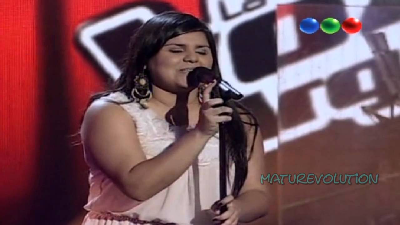 La voz Argentina / Ana Belen Medina - Solamente tu (sonido de alta calidad)