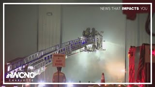 Crews respond to fire scene in southwest Charlotte