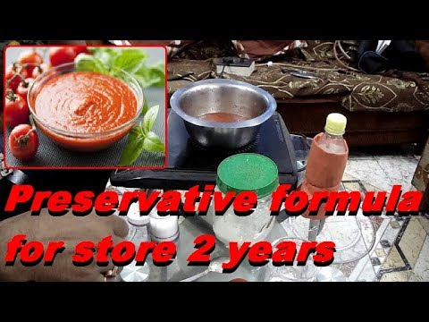How to make tomato catchup and preserved for two years. How to preserved your tomato catchup.