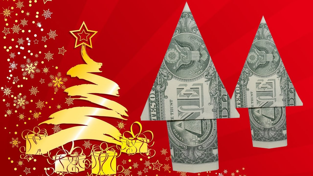 Dollar Origami Christmas Tree Easy tutorials and how to's for everyone Urbanskills YouTube