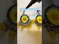 Resin jhumka only in ₹149 can be customised in many colours comment for orders #resin #youtubeshorts