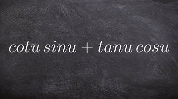 Simplifying a trigonometric expression by converting to sines and cosines