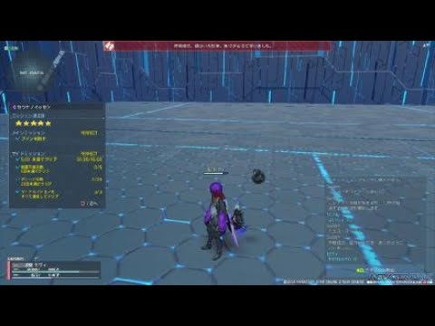 PSO2NGS ブジン道場ワイヤードランス36秒