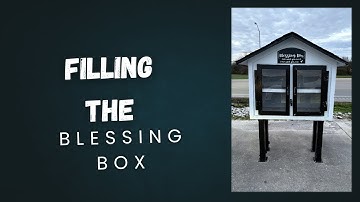 DUMPSTER DIVING- Filling the Blessing Box with some drinks, food, and ect...