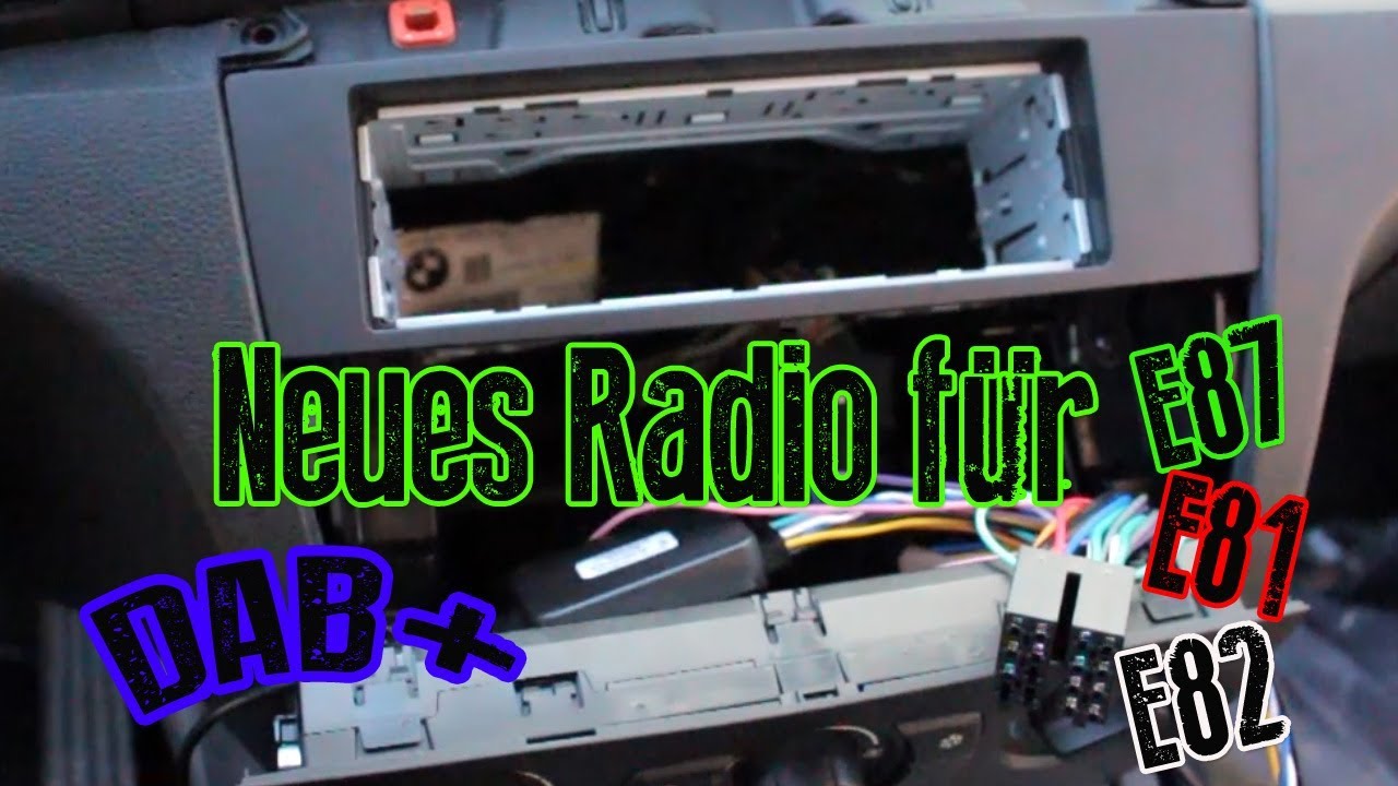 Autoradio-Einbau BMW 1er, ARS24