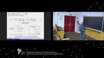 Daniel Stariolo: Non-Equilibrium dynamics in disordered systems - Class 2