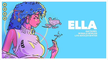 Ella Salsa Remix | Gaitanes x Ronald Borjas x Los Adolescentes - (Official Lyric Video )