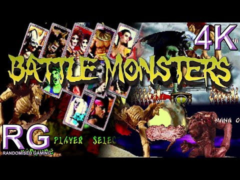 Battle Monsters - SEGA Saturn - Intro & Playthrough as Fangore [4k60]