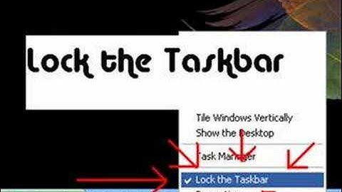 Lock the Taskbar (Rock the Casbah)