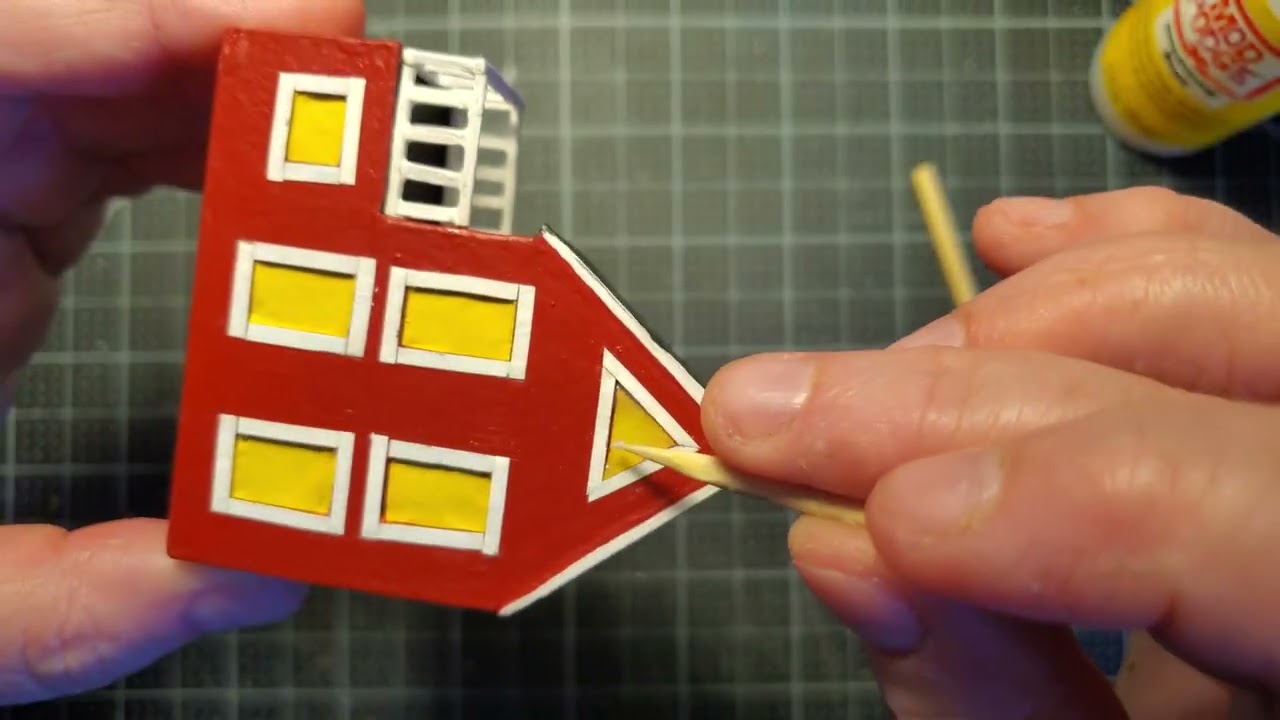 Adding Some Gloss to the Windows of the Tiny Houses