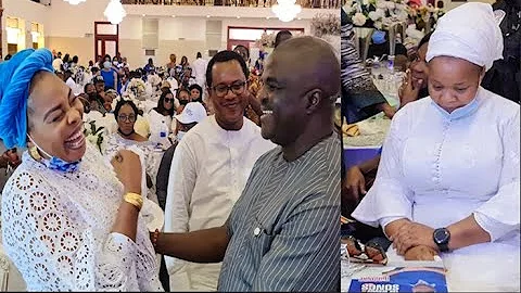 See What Happen When Obesere Finally Meet Tope Alabi, At Bimbo Oshin Late husband Wake keep