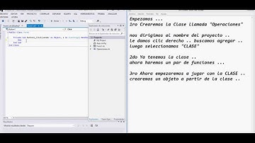Como crear una clase y un ejemplo VB.NET