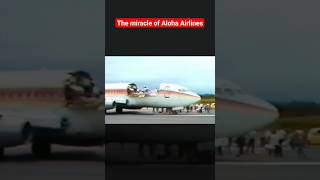 INCREDIBLE TRUE STORY: Unbelievable Aloha Airlines Disaster: Surviving Against All Odds! #shorts