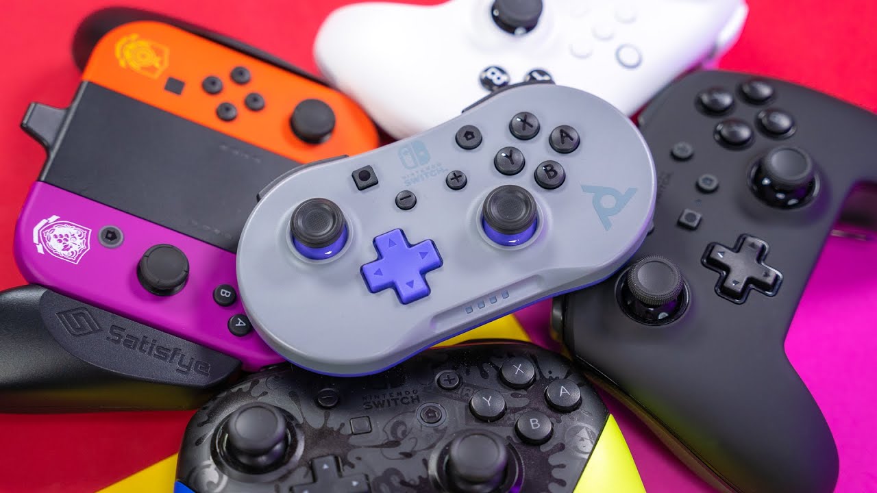 Nintendo Switch Pro Controller Stands One or Two Controllers 