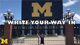 University of Michigan Tour + Essay Tips michigan collegetour essay