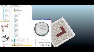Explore Unknown map with one Obstacle using v-rep simulation