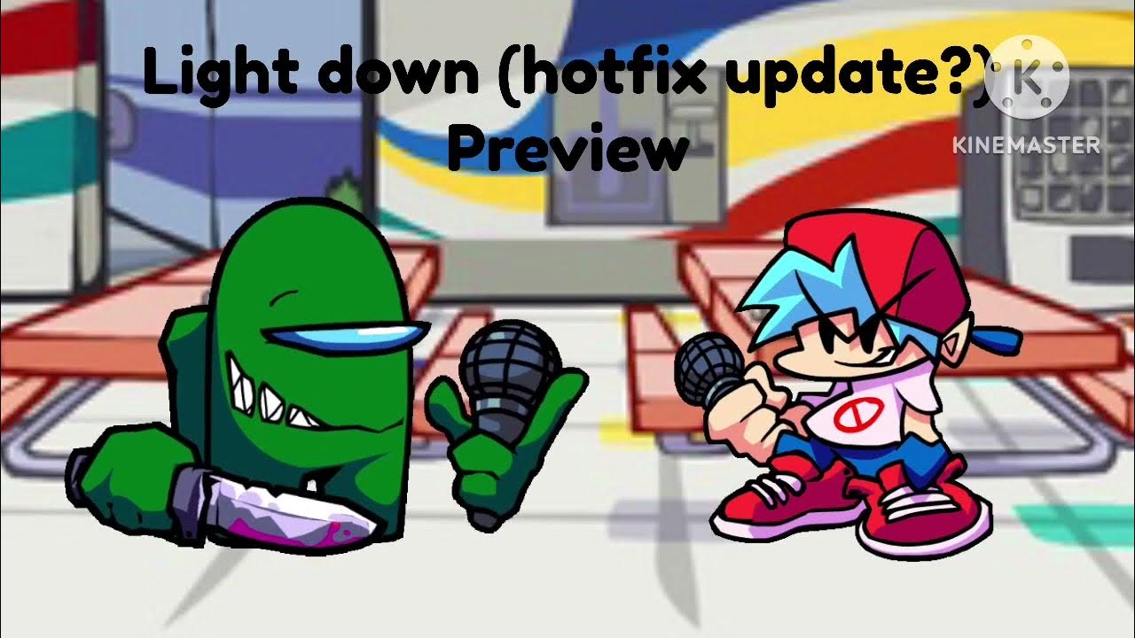 Fnf vs imposter (hotfix update?) light down remake preview? YouTube