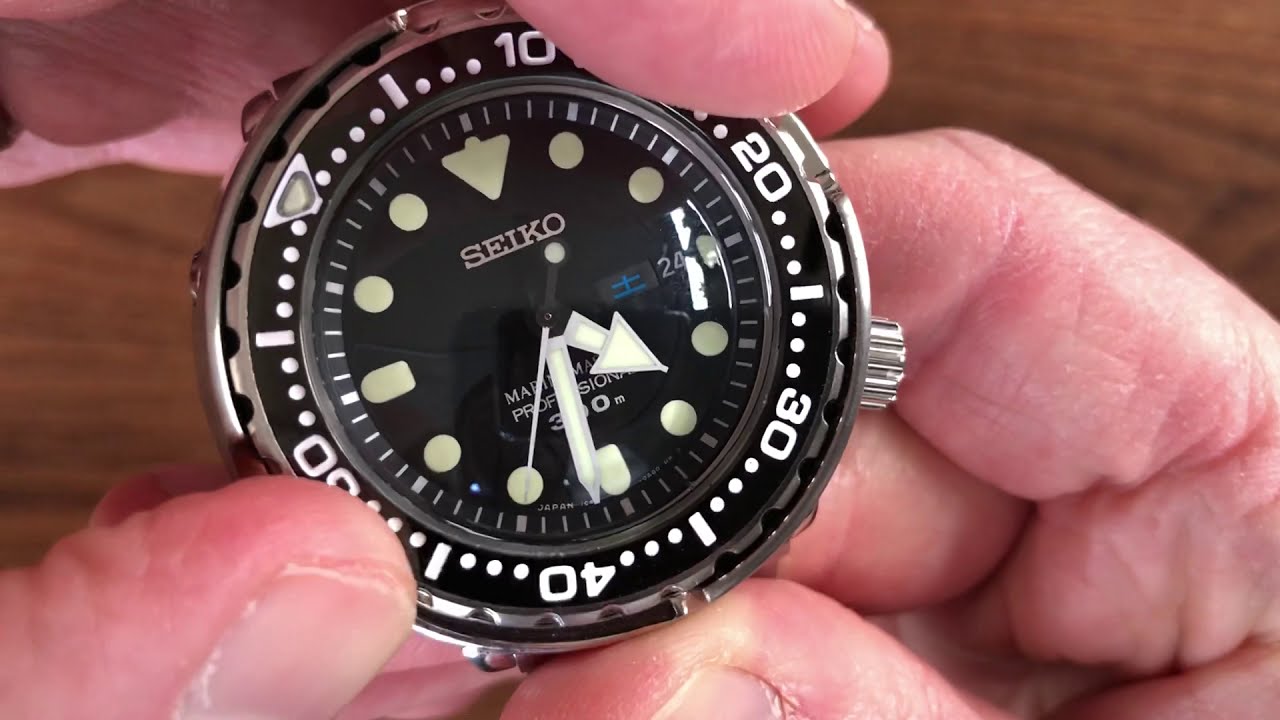 Seiko Tuna 300m quartz model SBBN031 review - YouTube