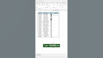 Use Checkboxes in Excel✅‼️#computer #knowledge #excel #viralpage #like4likes  #shorts