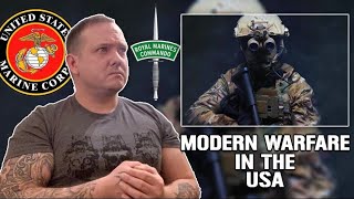 British Army Soldier Reacts to Modern Warfare in the USA