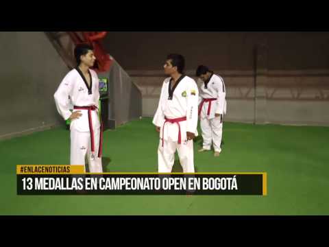 13 medallas en campeonato Open en Bogotá