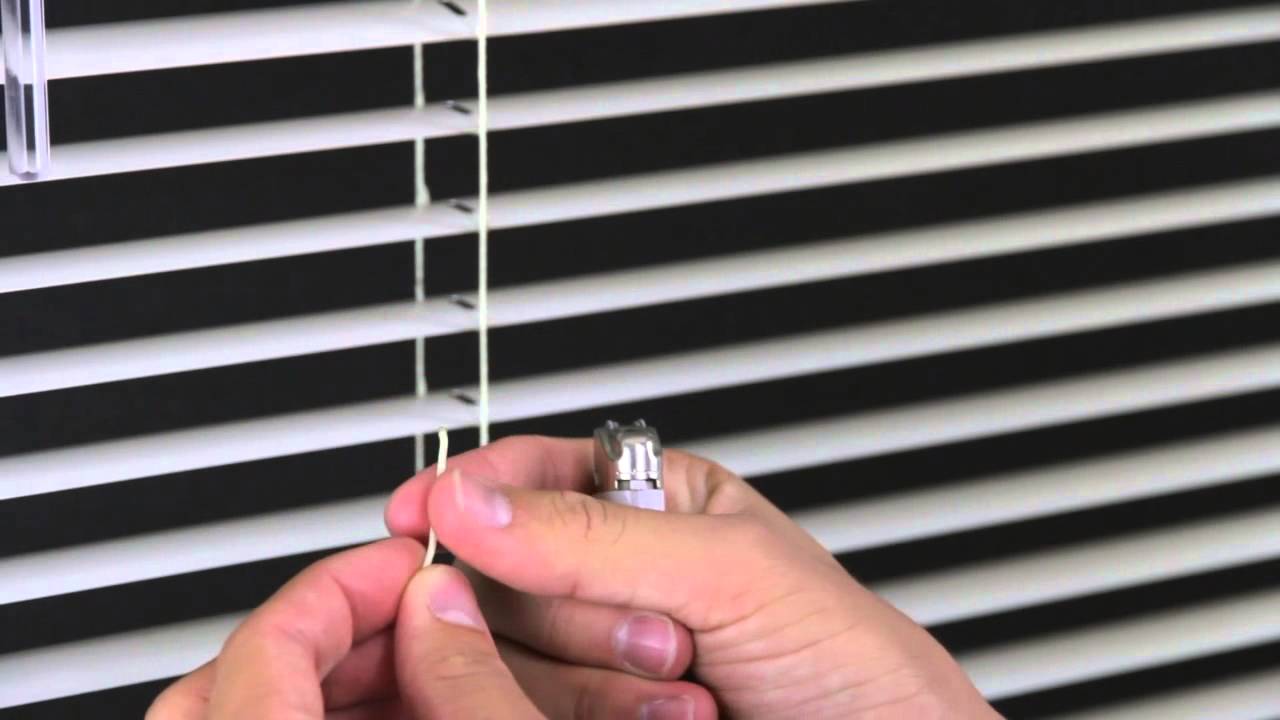 How to Restring a Mini Blind YouTube